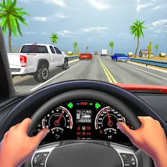 Взлом Traffic Racing In Car Driving (Трафик Рейсинг Ин Кар Драйвинг)  [МОД Много монет] - последняя версия apk на Андроид