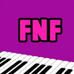 Взломанная FNF Piano (ФНФ Пиано)  [МОД Unlimited Money] - полная версия apk на Андроид