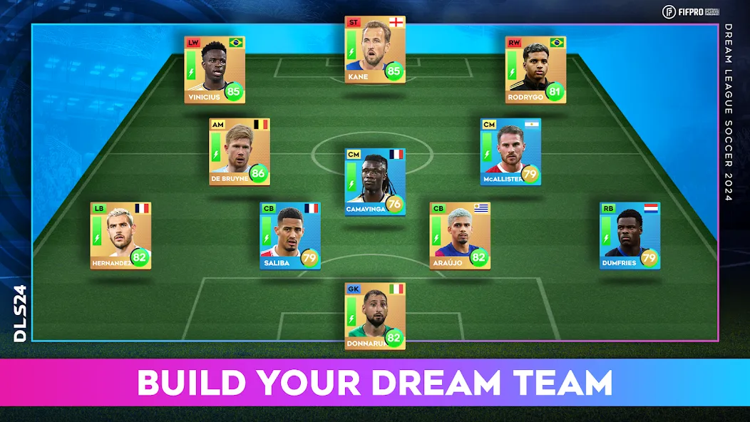 Dream League Soccer 2024 (Дрим Лиг Соккер 2023)  [МОД Бесконечные деньги] Screenshot 4