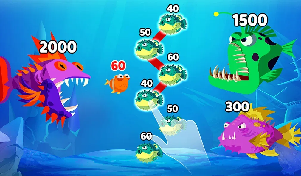 Fish Town IO: Mini Aquarium (Фиш Таун Ай Ой)  [МОД Бесконечные деньги] Screenshot 1