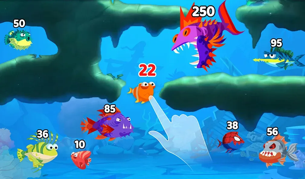 Fish Town IO: Mini Aquarium (Фиш Таун Ай Ой)  [МОД Бесконечные деньги] Screenshot 2