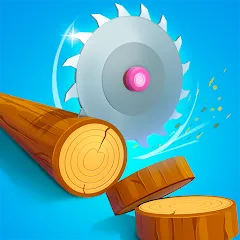 Скачать взлом Idle Cutter: Wood Slice (Айдл Катер)  [МОД Много денег] - полная версия apk на Андроид