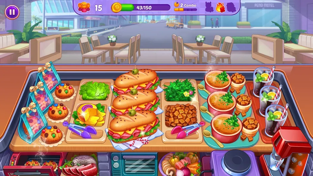 Cooking Crush - Cooking Game (Кукинг Краш)  [МОД Menu] Screenshot 4