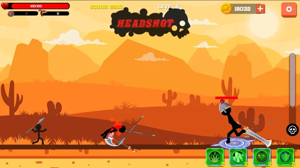 Spear war with Stickman (Спир вар)  [МОД Бесконечные монеты] Screenshot 2