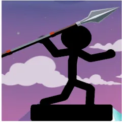 Взломанная Spear war with Stickman (Спир вар)  [МОД Бесконечные монеты] - стабильная версия apk на Андроид