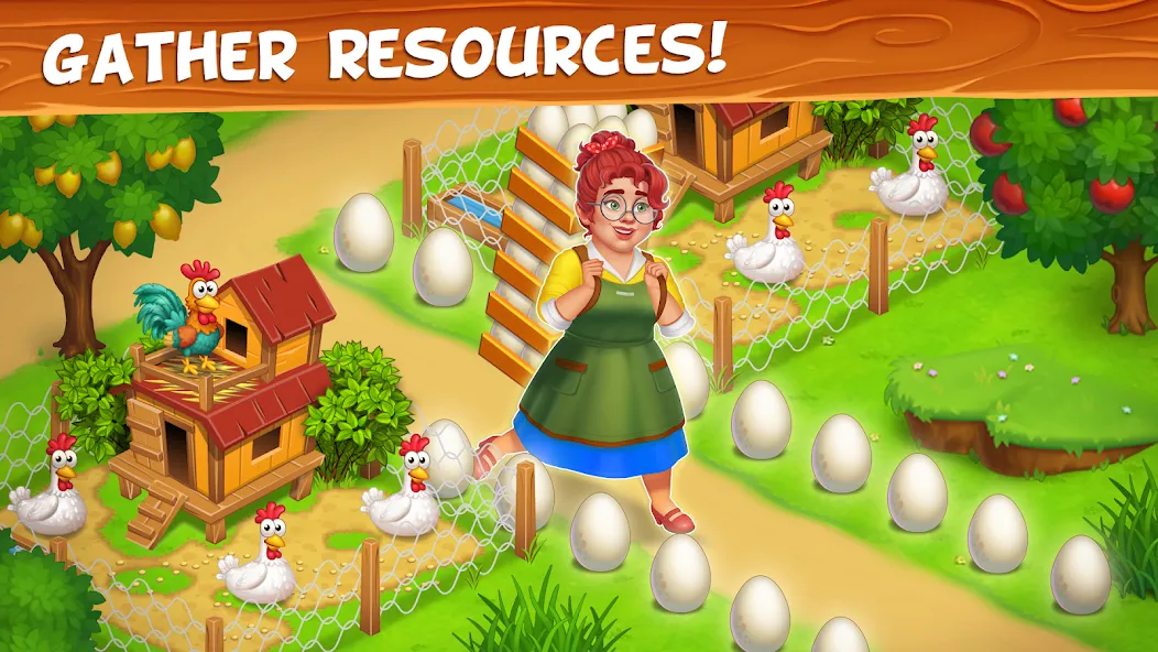 Farm Town - Family Farming Day (Фарм Таун)  [МОД Много денег] Screenshot 3