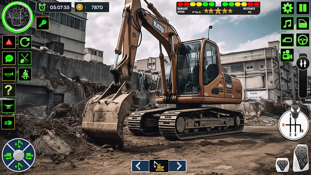 Real Road Construction Games (Реал Роад Конструкшн Геймс)  [МОД Mega Pack] Screenshot 2