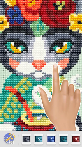 Cross Stitch Club (Кросс Стич Клуб)  [МОД Бесконечные деньги] Screenshot 3