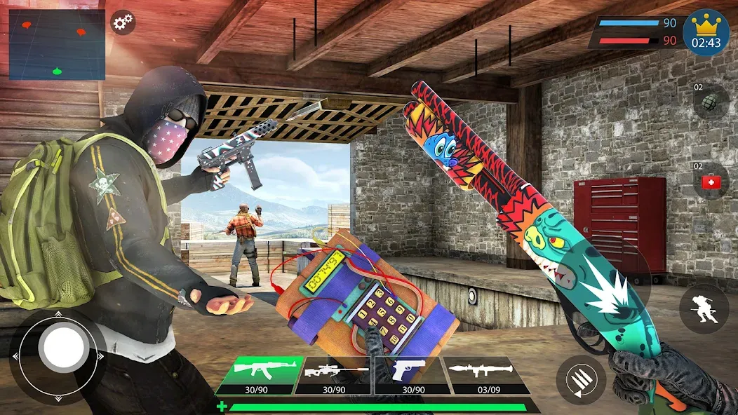 Commando Gun Shooting Games 3D  [МОД Mega Pack] Screenshot 5