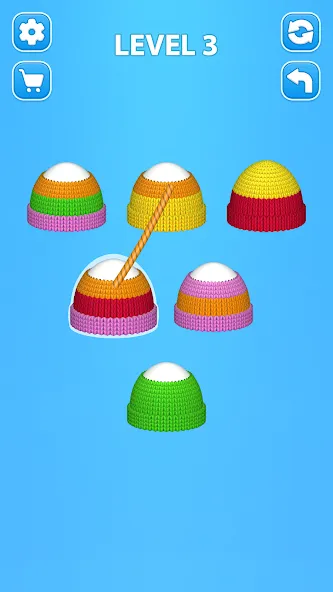 Cozy Knitting: Sorting games (Кози Ниттинг)  [МОД Unlimited Money] Screenshot 1