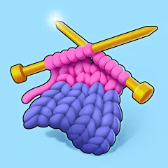 Взломанная Cozy Knitting: Sorting games (Кози Ниттинг)  [МОД Unlimited Money] - полная версия apk на Андроид