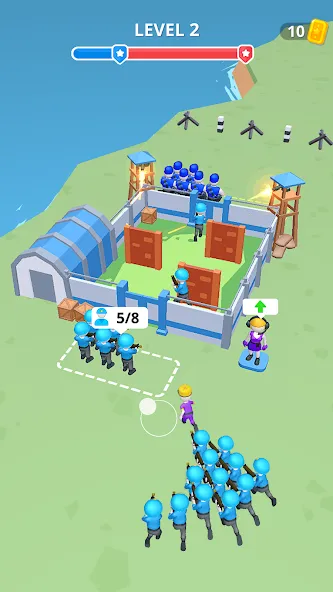 Army War Camp—Battle Game  [МОД Unlimited Money] Screenshot 2