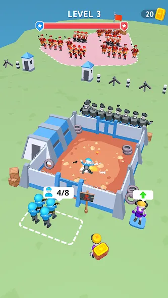 Army War Camp—Battle Game  [МОД Unlimited Money] Screenshot 3