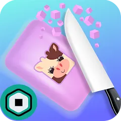 Скачать взломанную Robux Slice Soap (Робакс Слайс Соап)  [МОД Mega Pack] - последняя версия apk на Андроид