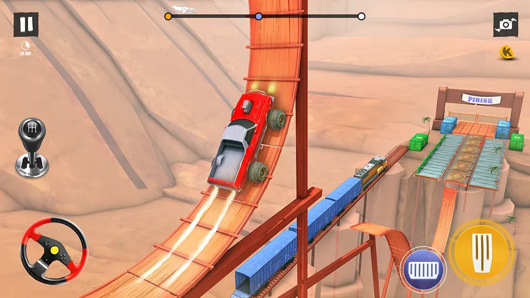 Car Stunt Games 3D Car Games  [МОД Много денег] Screenshot 5