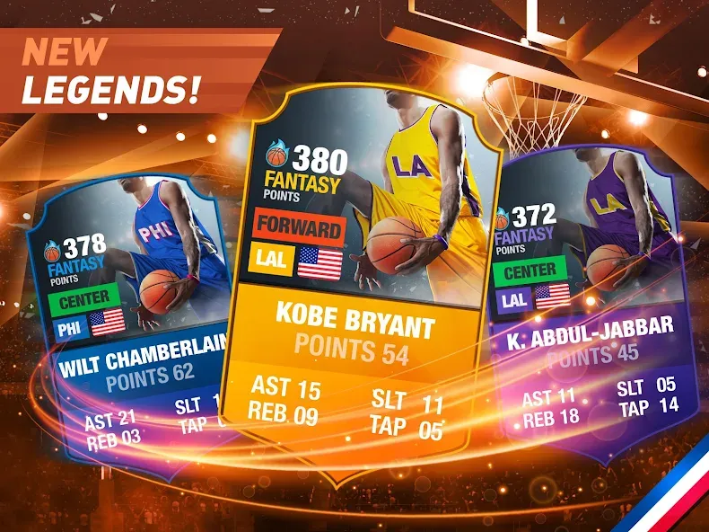 Basketball Fantasy Manager NBA  [МОД Бесконечные деньги] Screenshot 4