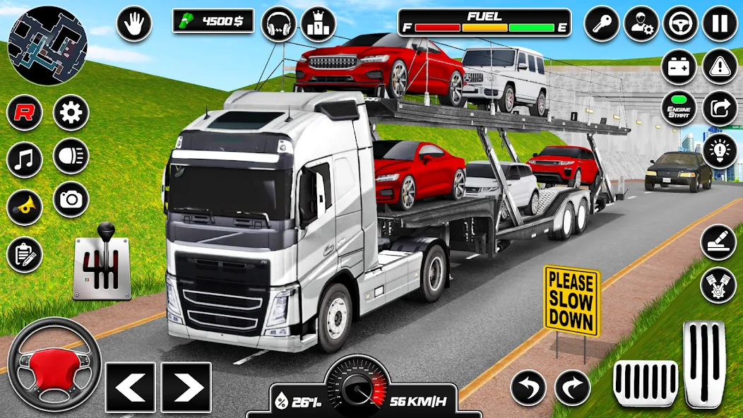 Car Transporter 3d:Truck Games  [МОД Все открыто] Screenshot 1