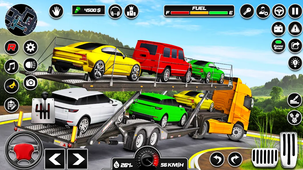 Car Transporter 3d:Truck Games  [МОД Все открыто] Screenshot 2