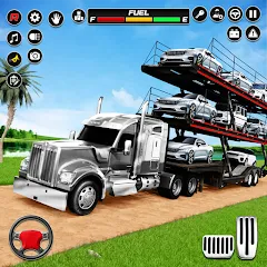 Взлом Car Transporter 3d:Truck Games  [МОД Все открыто] - последняя версия apk на Андроид