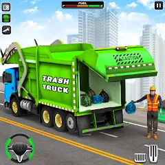 Скачать взломанную Trash Truck Games Simulator 3D  [МОД Бесконечные монеты] - полная версия apk на Андроид