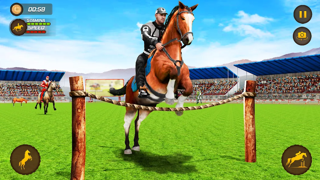 Horse Racing Game: Horse Games  [МОД Бесконечные деньги] Screenshot 5