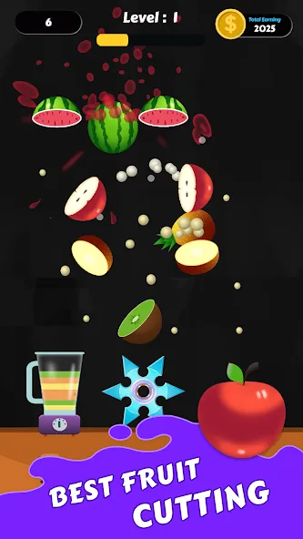 Fruit Cut Master - Crazy Slash (Фрут Кат Мастер)  [МОД Бесконечные монеты] Screenshot 3