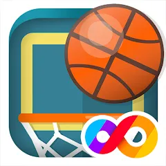 Взломанная Basketball FRVR - Dunk Shoot (Баскетбол ФРВР)  [МОД Бесконечные монеты] - последняя версия apk на Андроид