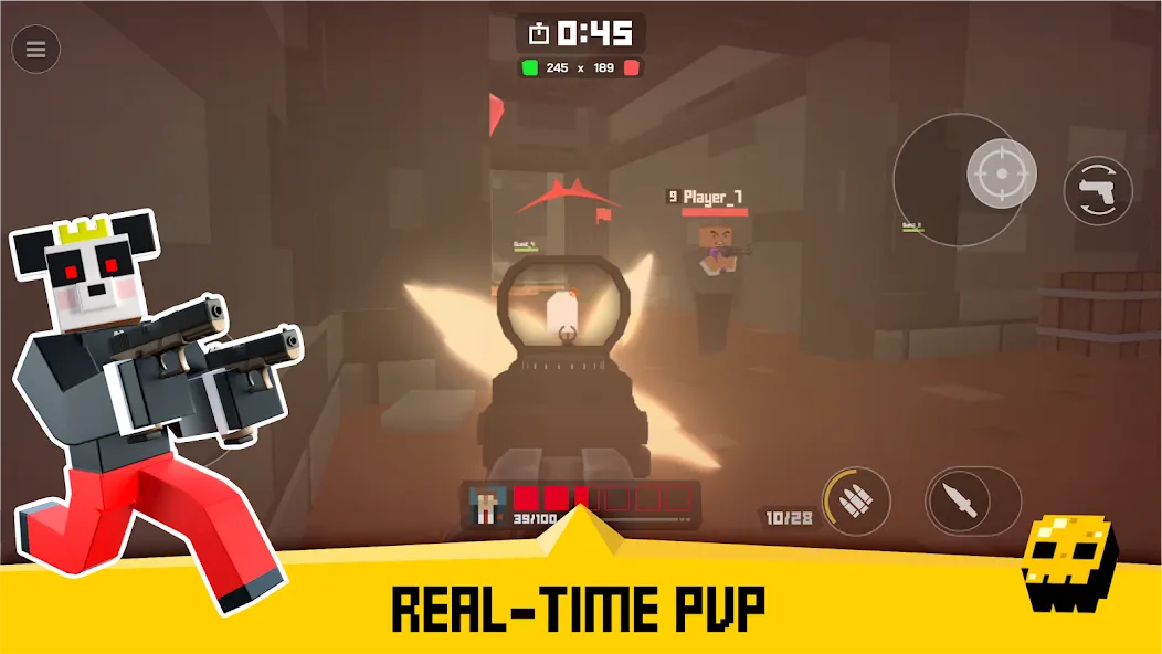 Krunker FRVR - Multiplayer FPS (Крункер ФРВР)  [МОД Mega Pack] Screenshot 3