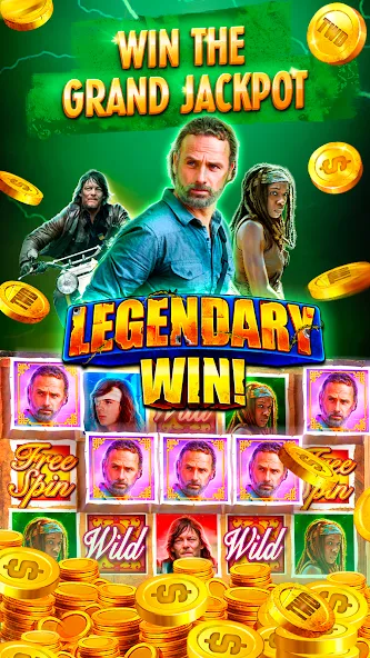 The Walking Dead Casino Slots (Зе Вокинг Дед Казино Слотс)  [МОД Все открыто] Screenshot 5