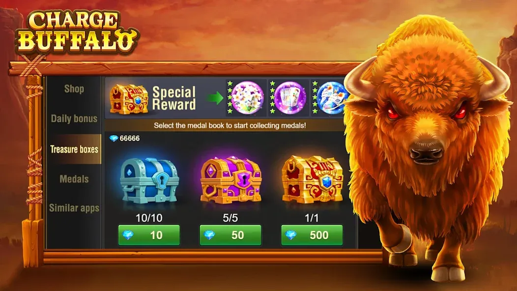 Charge Buffalo Slot-TaDa Games (Чардж Буффало Слот)  [МОД Много монет] Screenshot 4