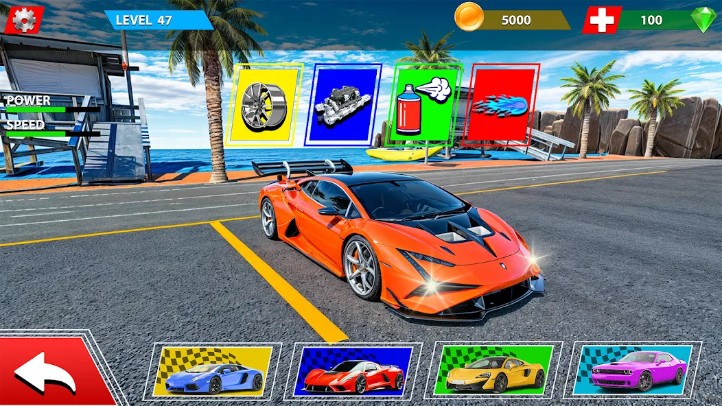 Rampa Car Game: GT Car stunts (Мега Рэмпс)  [МОД Бесконечные монеты] Screenshot 3