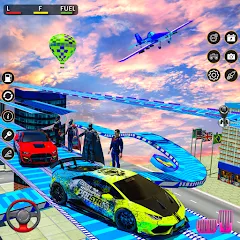 Взлом Rampa Car Game: GT Car stunts (Мега Рэмпс)  [МОД Бесконечные монеты] - последняя версия apk на Андроид