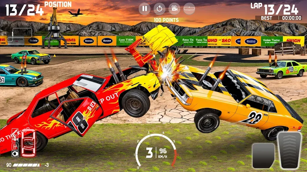 Demolition Derby: Car Games  [МОД Menu] Screenshot 1