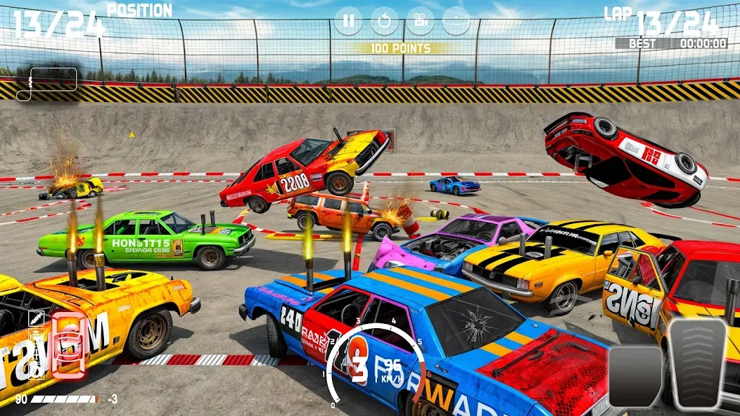 Demolition Derby: Car Games  [МОД Menu] Screenshot 2