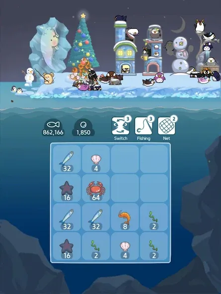 2048 Penguin Island  [МОД Много денег] Screenshot 3