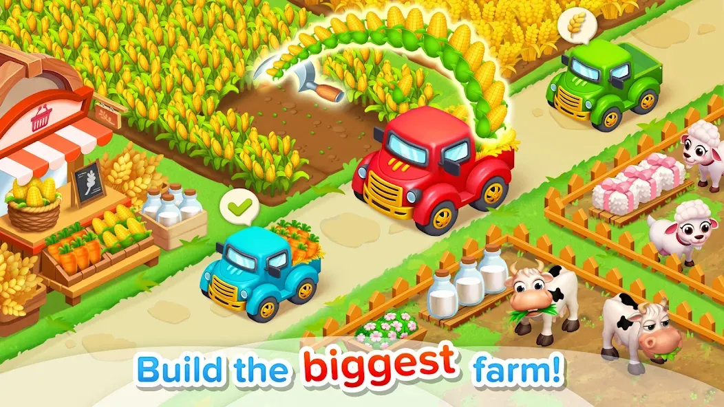 Family Farm Seaside  [МОД Бесконечные монеты] Screenshot 2