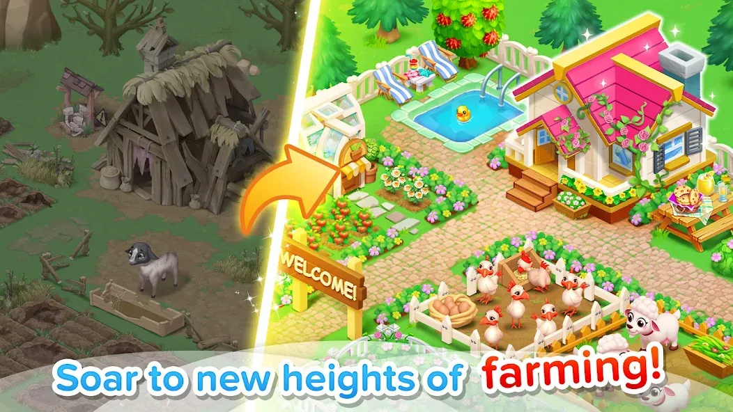 Family Farm Seaside  [МОД Бесконечные монеты] Screenshot 4