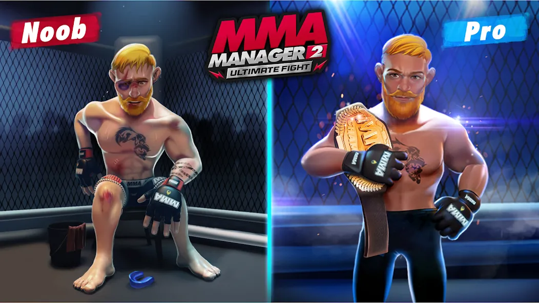 MMA Manager 2: Ultimate Fight (ММА Менеджер 2)  [МОД Меню] Screenshot 1