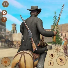 Взлом West Cowboy Shooting Games 3D  [МОД Бесконечные деньги] - стабильная версия apk на Андроид