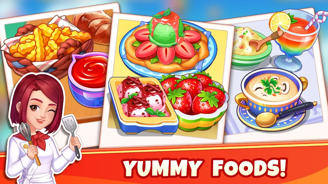 Cooking Wonder-Restaurant Game (Кукинг Вондер)  [МОД Бесконечные монеты] Screenshot 1