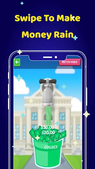 Money Clicker Game -Money Rain  [МОД Много денег] Screenshot 4