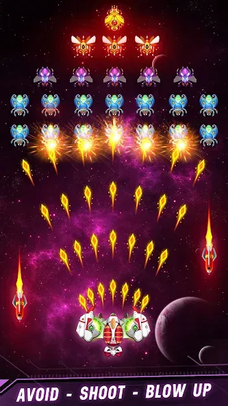 Space shooter - Galaxy attack (Спейс шутер)  [МОД Unlimited Money] Screenshot 5