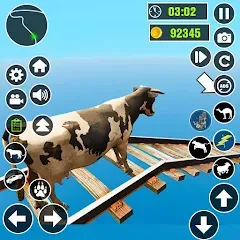 Взлом Epic Cow Ramp Rush Run Game  [МОД Mega Pack] - стабильная версия apk на Андроид