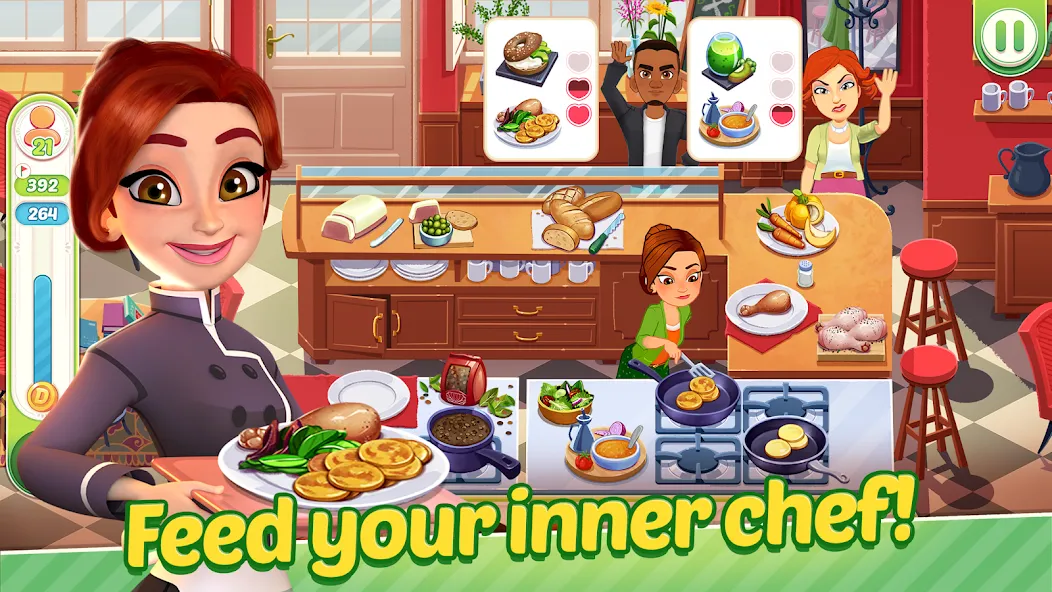 Delicious World - Cooking Game (Делишес Ворлд)  [МОД Все открыто] Screenshot 2