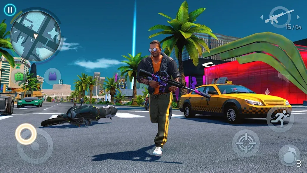 Gangstar Vegas: World of Crime (Гангстар Вегас)  [МОД Menu] Screenshot 3