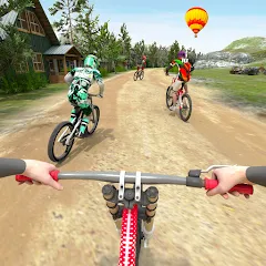 Скачать взломанную BMX Rider: Cycle Race Game  [МОД Menu] - полная версия apk на Андроид