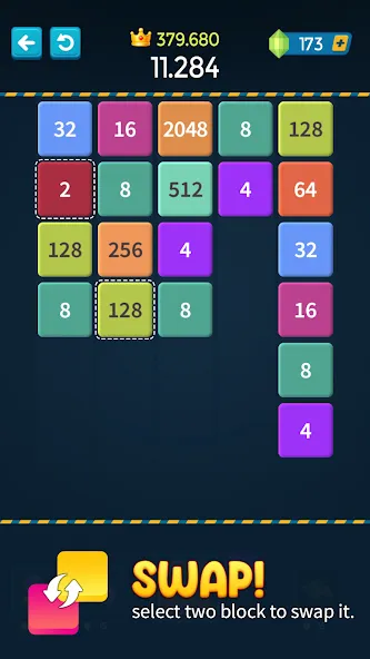 1M - Merge Number Block Puzzle  [МОД Menu] Screenshot 4