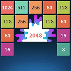 Скачать взломанную 1M - Merge Number Block Puzzle  [МОД Menu] - полная версия apk на Андроид