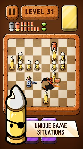 Bullet Chess: Board Shootout (Бюллет чесс)  [МОД Много денег] Screenshot 4