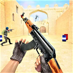 Взломанная Commando Gun Shooting Games  [МОД Unlimited Money] - стабильная версия apk на Андроид